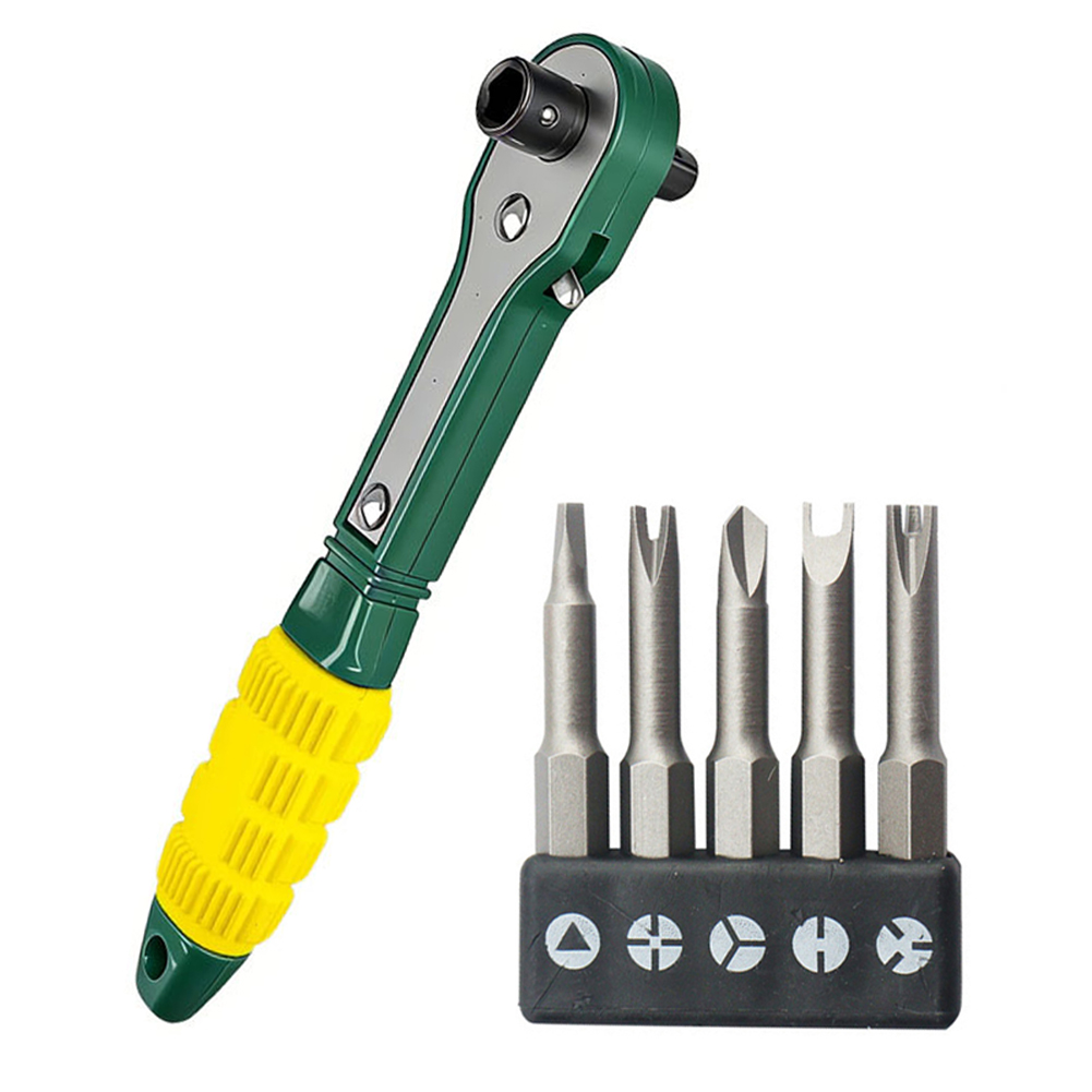 Electronics Repair Plus - Ratchet Screwdriver Set 132x71x34mm Handle Plus