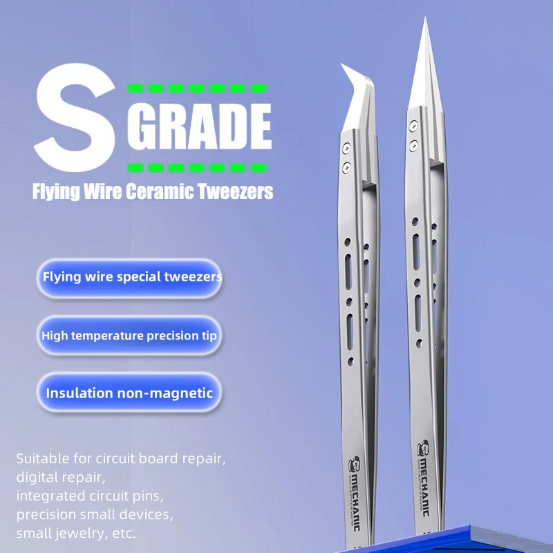 Mechanic S-grade Ceramic Tweez - đánh giá và giá Electronic Repair Tutorial