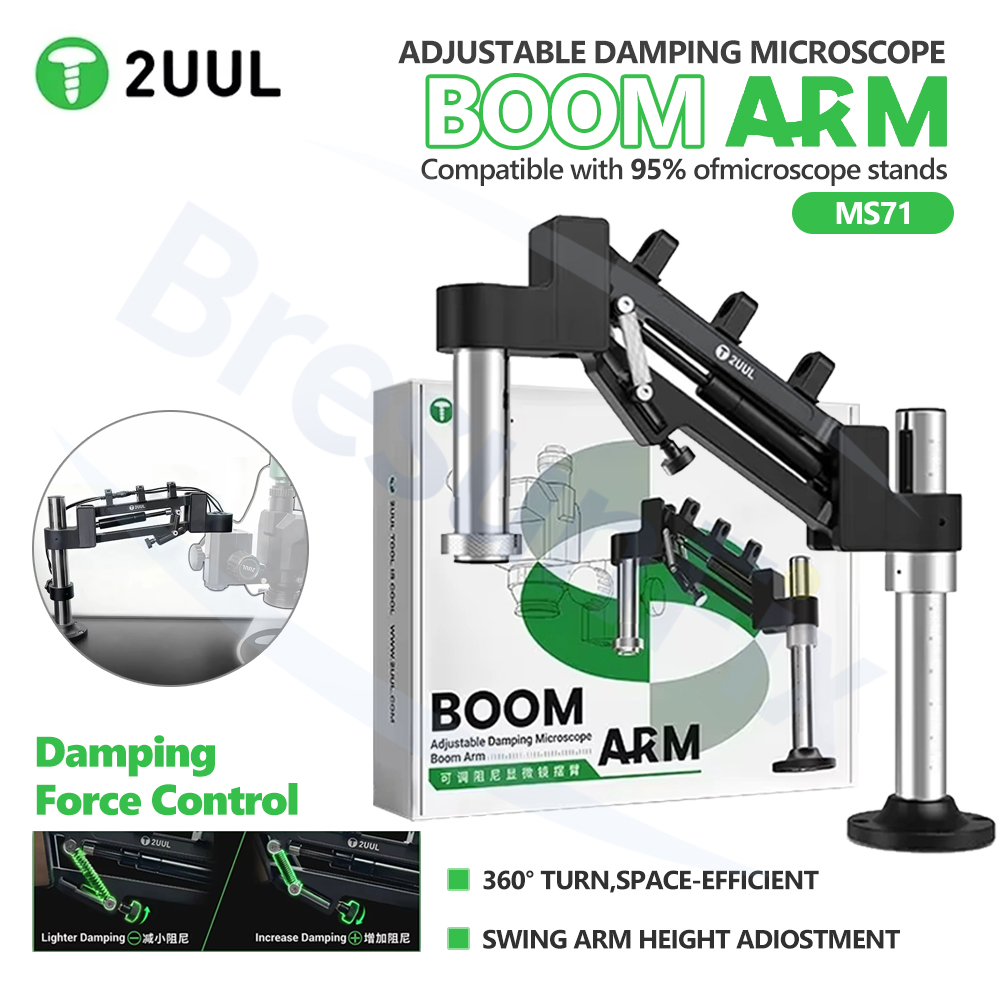 2UUL MS71 Adjustable Damping M - đánh giá và giá Electronics Repair Microscope