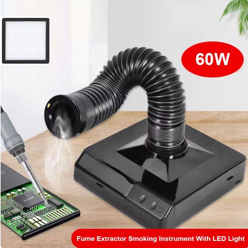 60W Soldering Iron Fume Extrac - đánh giá và giá Electronic Repair Tutorial