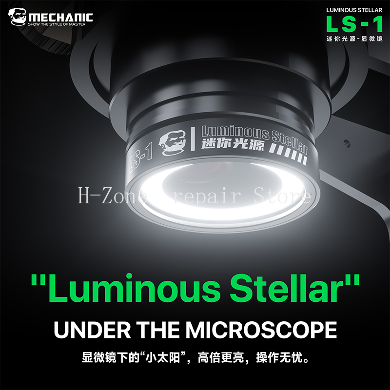 MECHANIC LS-1 microscope lamp  - đánh giá và giá Electronics Repair Microscope