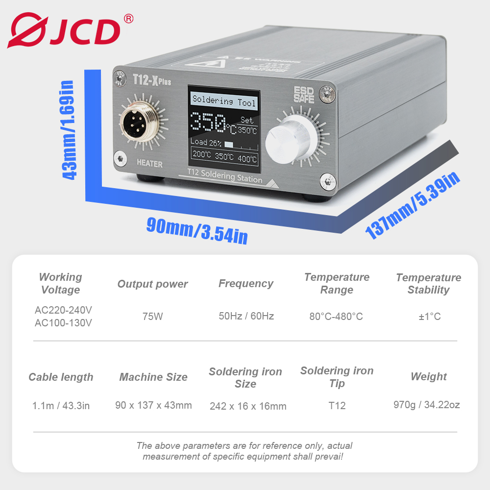 T12-X Plus Soldering Station 7 - đánh giá và giá Electronics Repair Plus