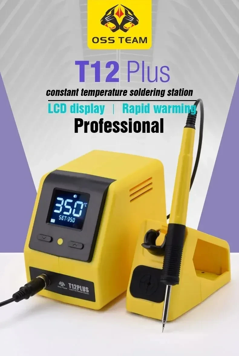 OSS T12 Plus Digital Soldering - đánh giá và giá Electronics Repair Plus